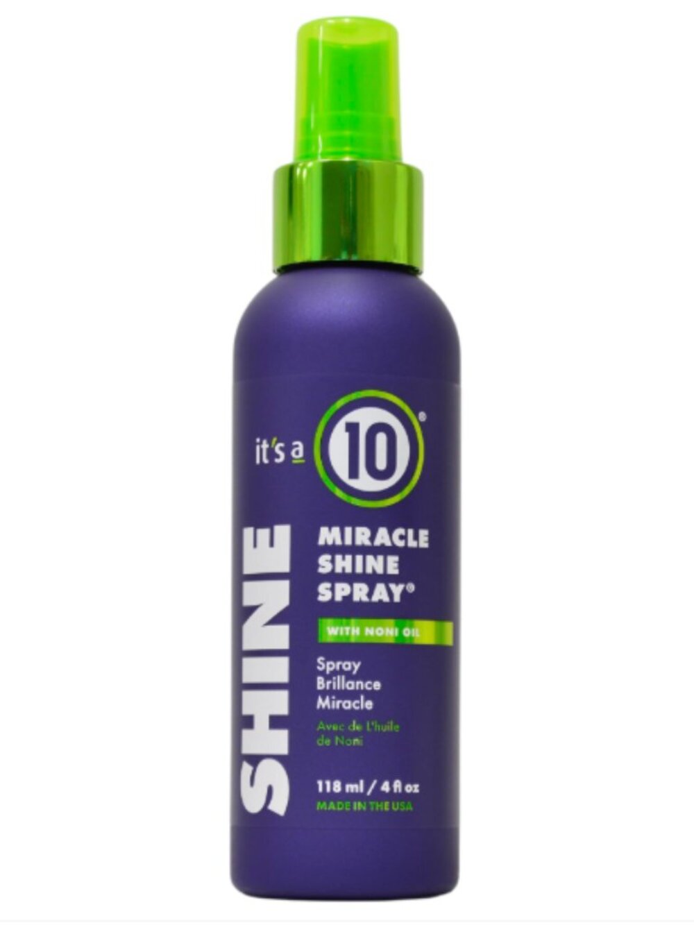 MSRP $32 | It's A 10 Miracle Shine Spray – 4 oz / 118 mL – New
